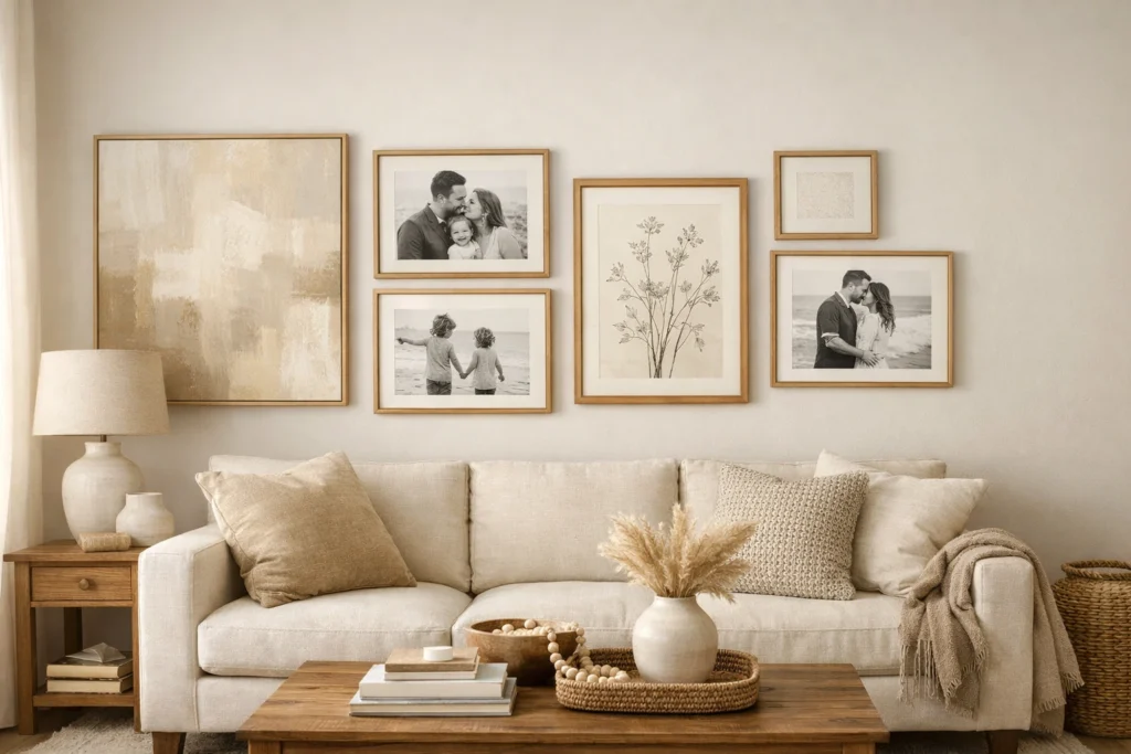 Add Personal Touches Through Neutral Artwork and Decor