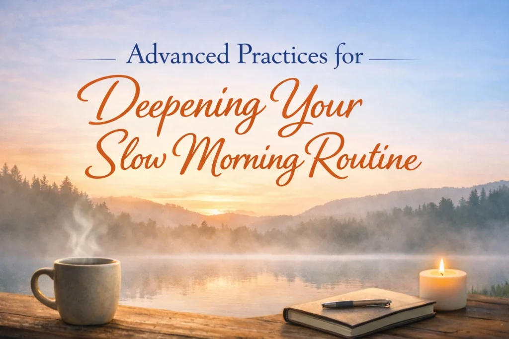 Advanced Practices for Deepening Your Slow Morning Routine 