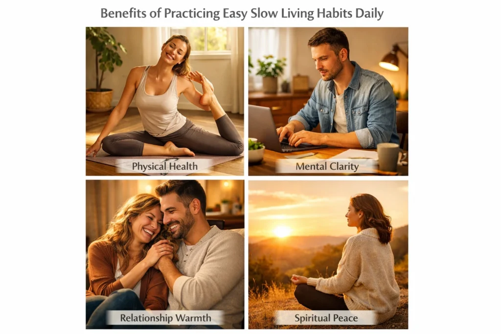 Benefits of Practicing Easy Slow Living Habits Daily