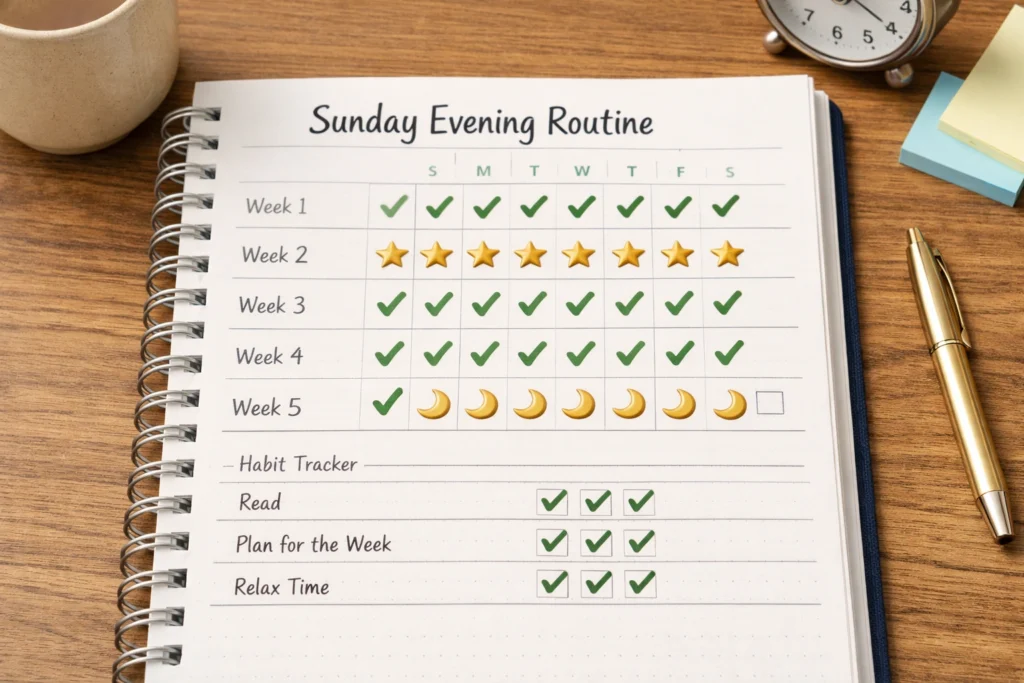 Building a Consistent Sunday Night Routine You'll Stick To