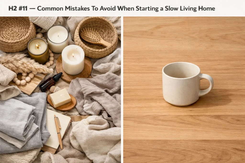 Common Mistakes To Avoid When Starting a Slow Living Home