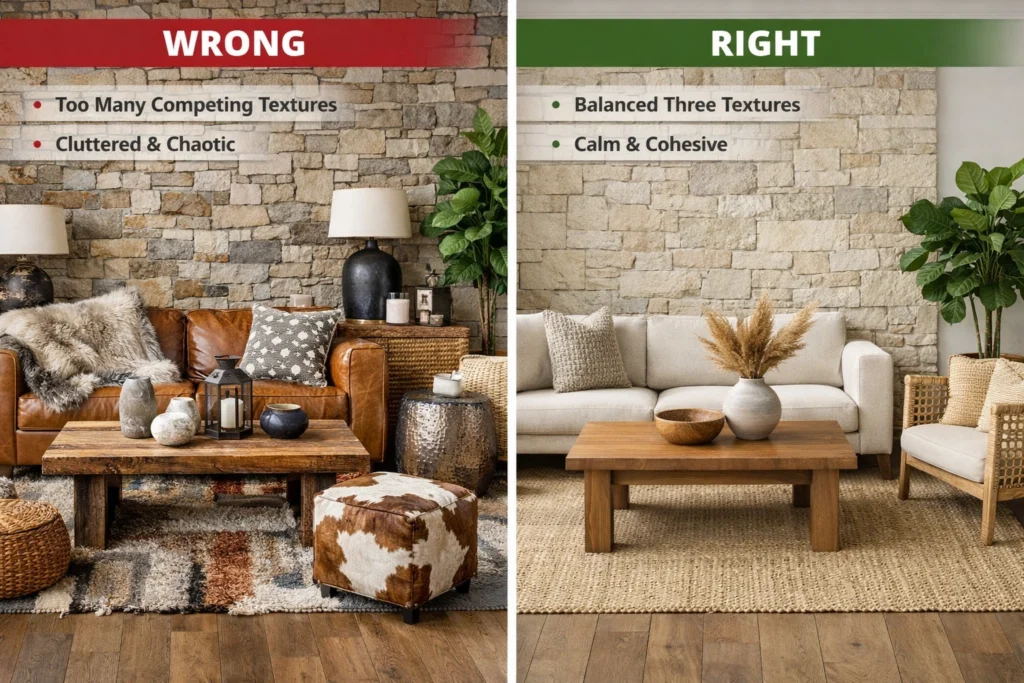Common Mistakes to Avoid When Mixing Natural Textures 