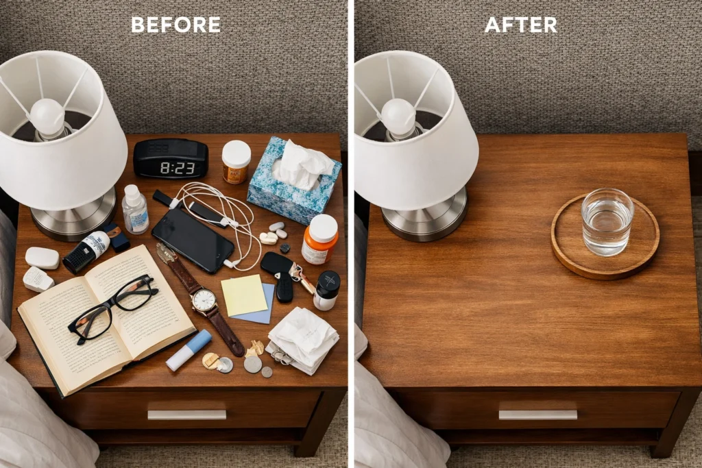 Declutter Your Bedroom for Mental and Visual Peace 