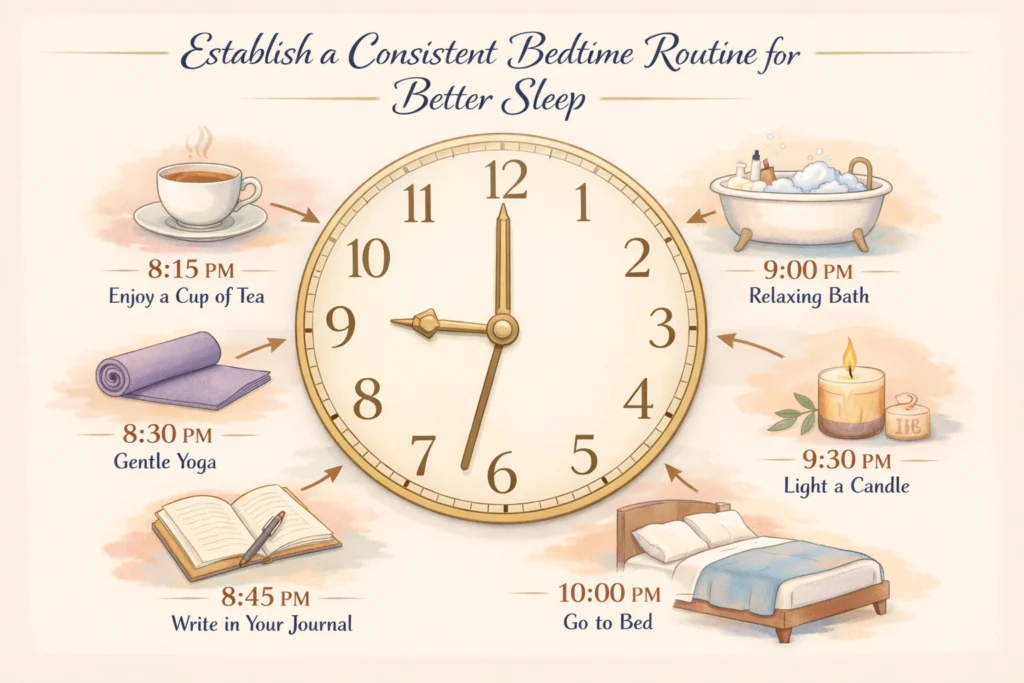 Establish a Consistent Bedtime Routine for Better Sleep 