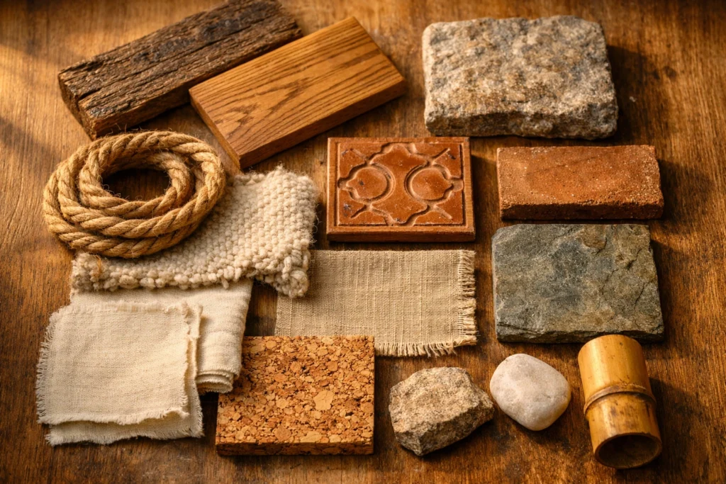 Natural Materials Foundation: Building Your Slow Living Home Aesthetic 
Slow Living Home Decor