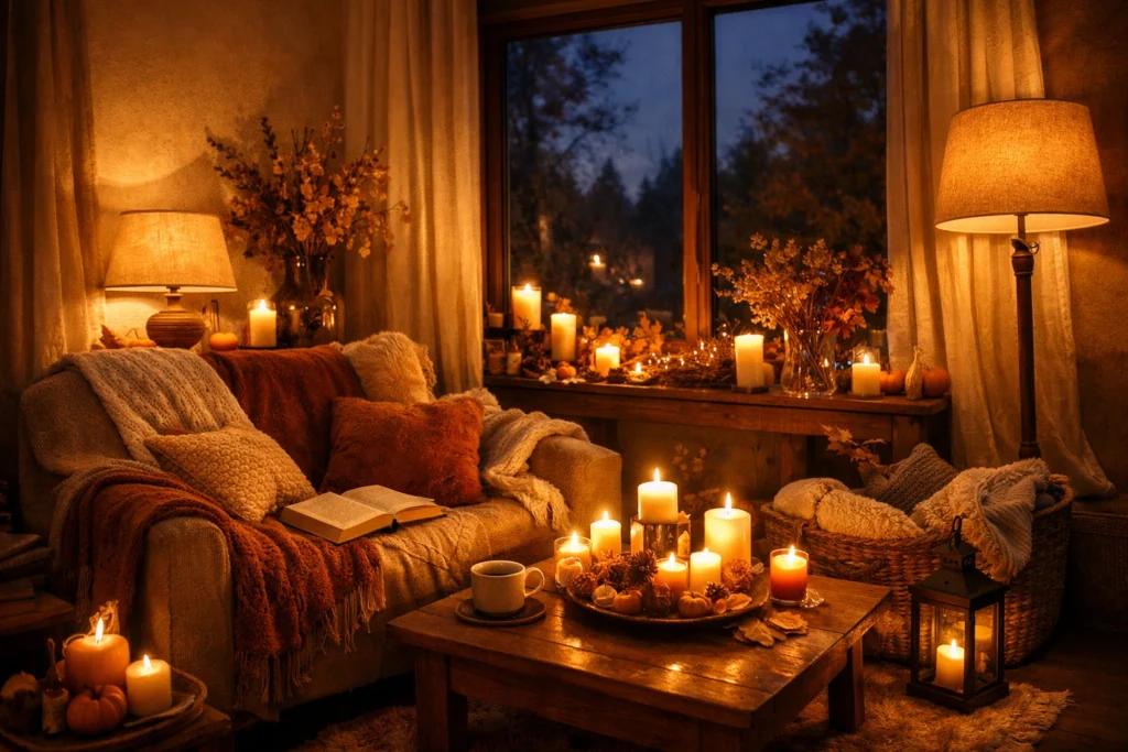 Create Hygge Ambiance: Setting Your Cozy Fall Evening Mood 