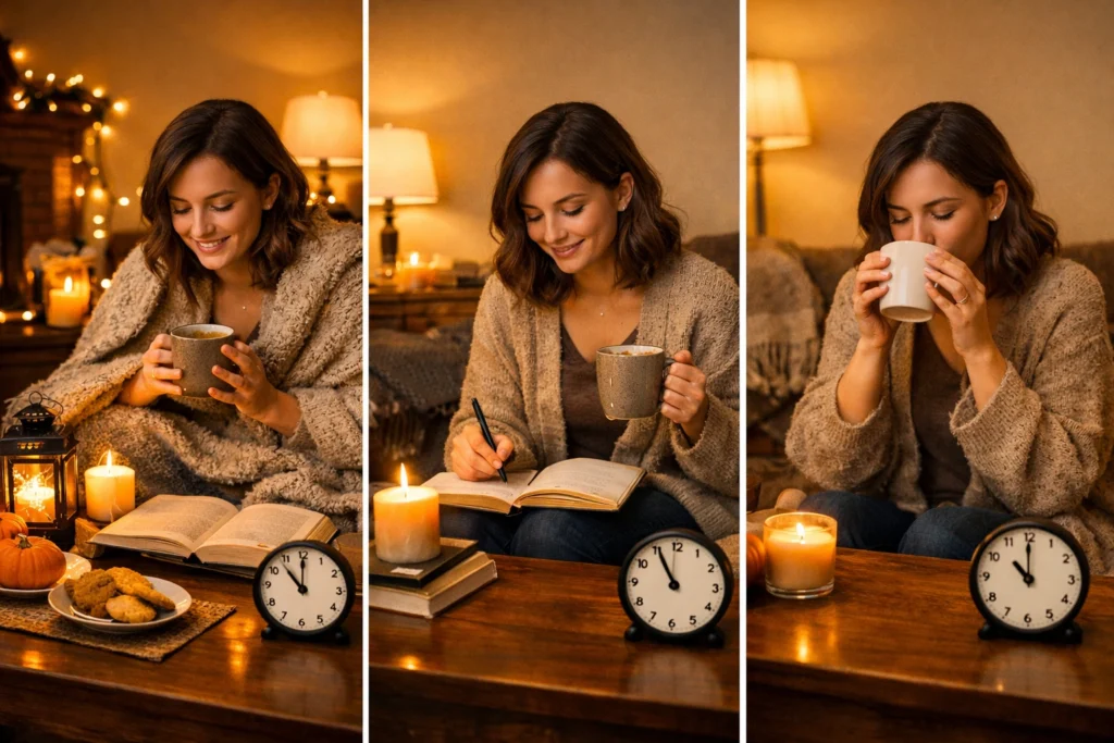 How to Adapt Your Cozy Fall Evening Routine to Your Schedule 