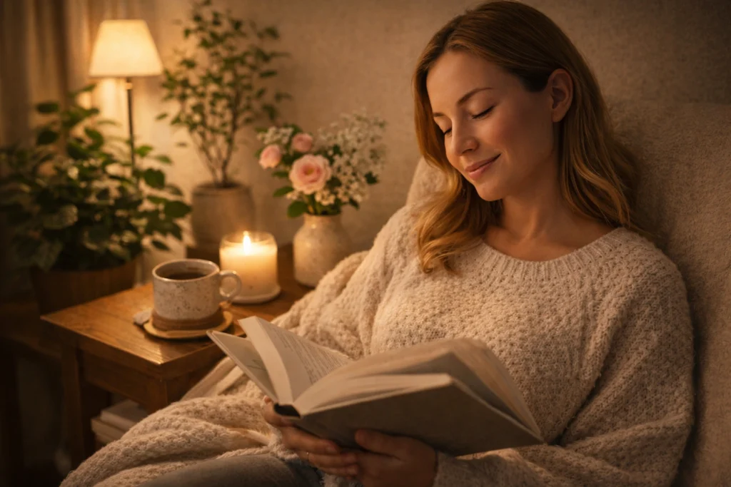 How a Calm Hygge Reading Corner Improves Your Well-being 
