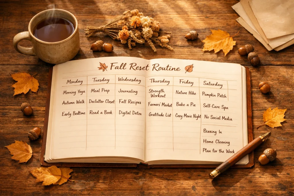 How to Build Your Personal 7-Day Fall Reset Routine Plan 