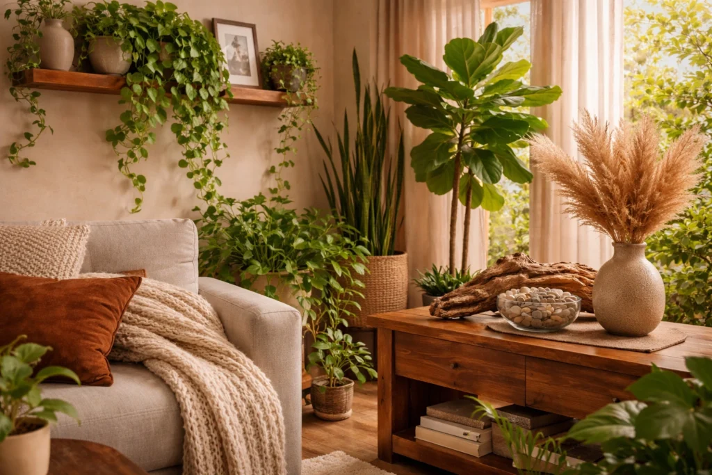 Introduce Nature-Inspired Decor for Serenity 
