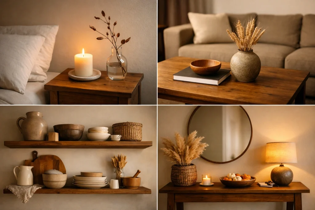 Minimal Fall Vignettes for Different Home Spaces: Adapting Simplicity
