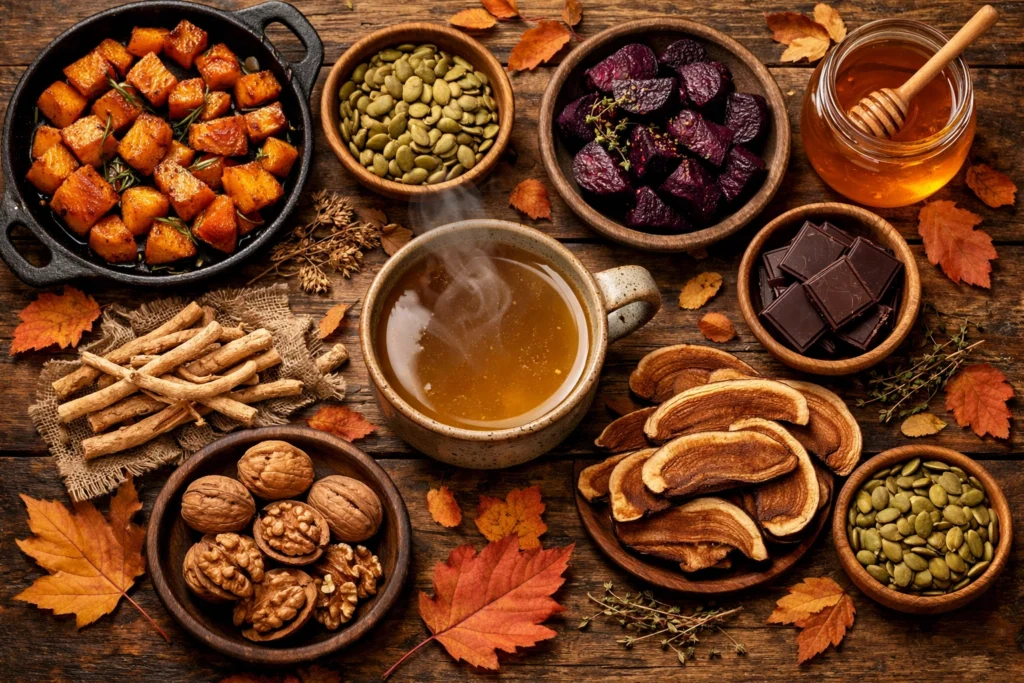 Nourishing Fall Foods That Naturally Soothe Nervous System Stress 