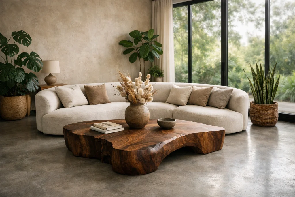 Organic Modern Decor: Natural Materials That Ground Your Space