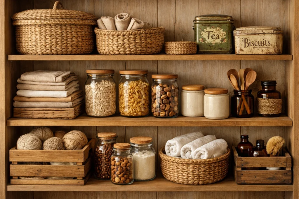 Replace Plastic Storage with Natural Material Options