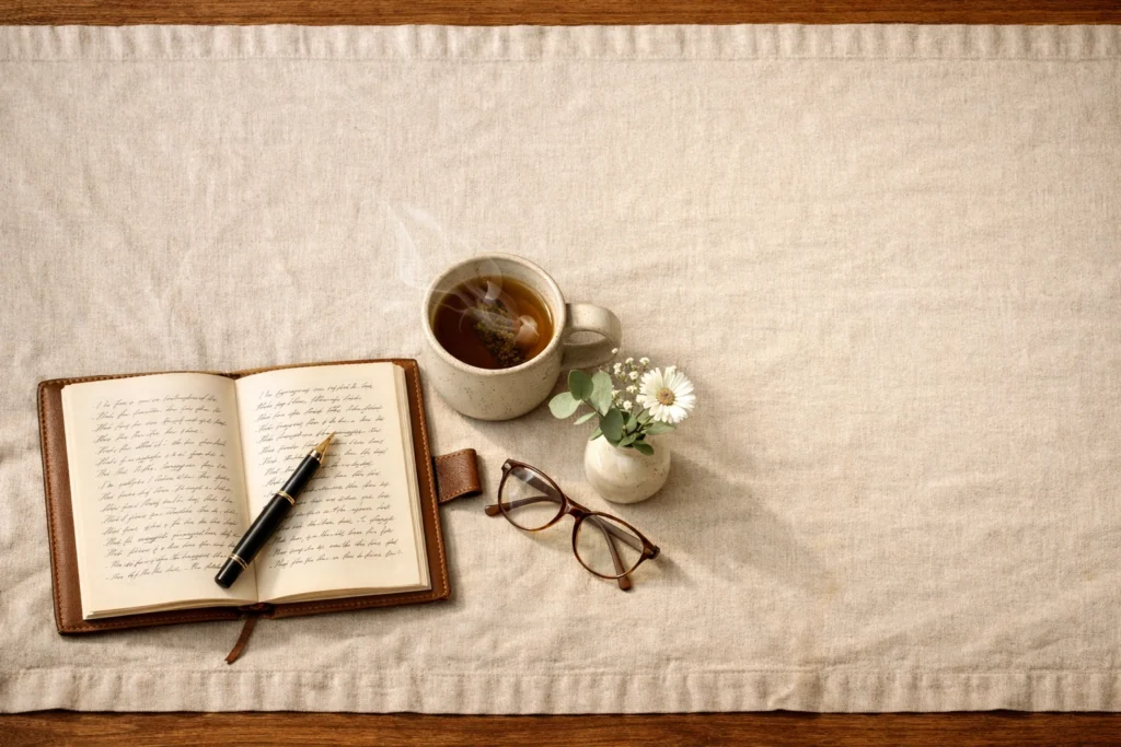 3. Simple Morning Routine Ideas: Journaling for Intentional Living 