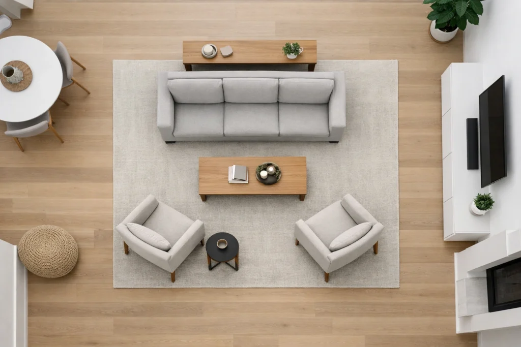 Simplify Furniture Layout for Better Flow 