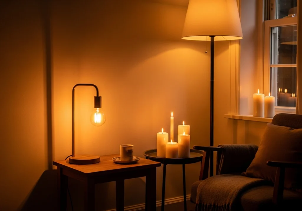 Soft Lighting and Warm Ambience 