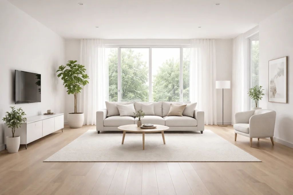 Swap #4: Cluttered Rooms → Clear and Open Spaces 