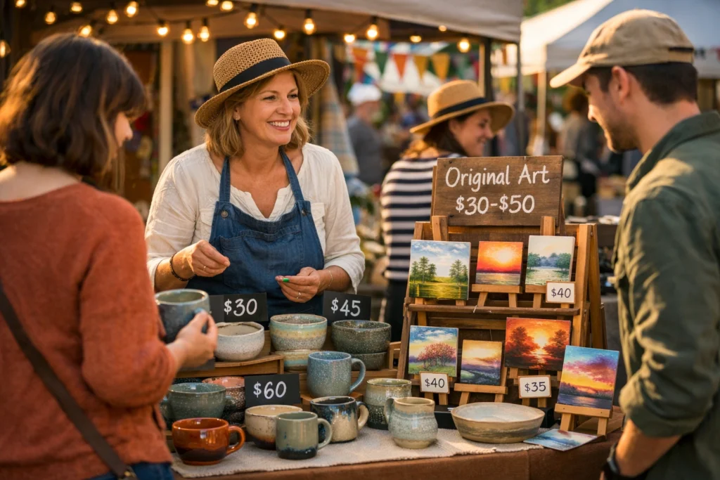 Trade Mass-Produced Art for Handmade or Local Pieces