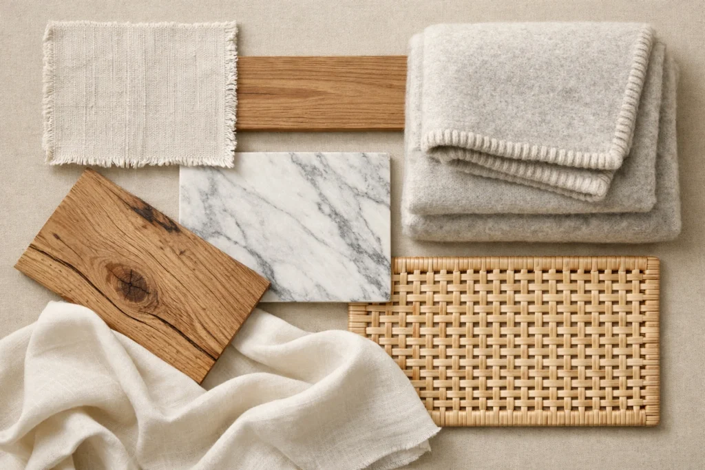 Use Natural Materials to Create a Restful Bedroom 