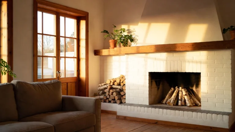 12 Natural Unused Fireplace Ideas for a Calm Living Room