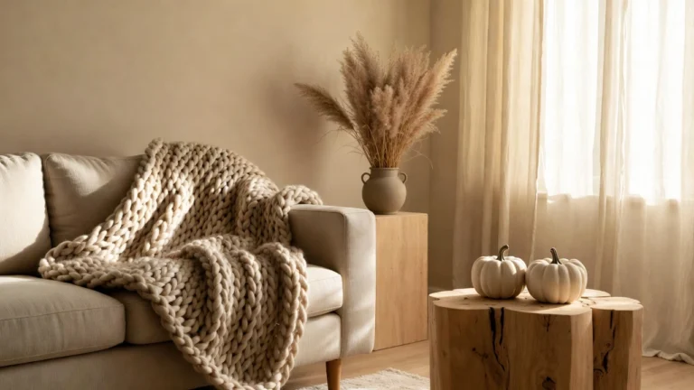 10 Minimalist Neutral Fall Decor Ideas to Create a Peaceful Home