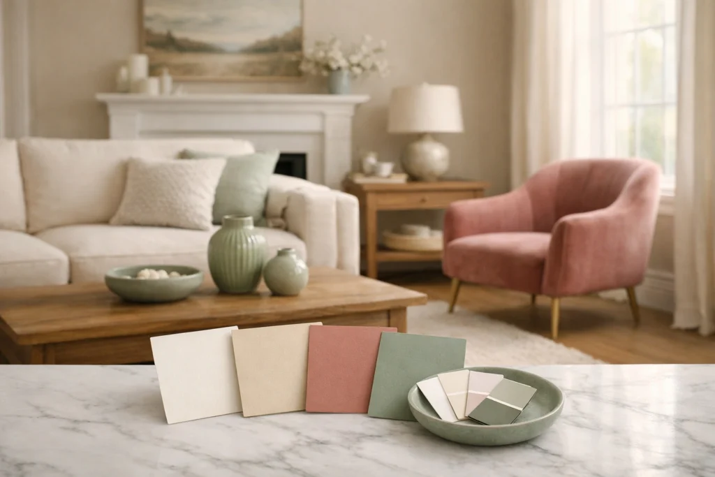 2. Use Soft and Neutral Colors to Set a Peaceful Mood