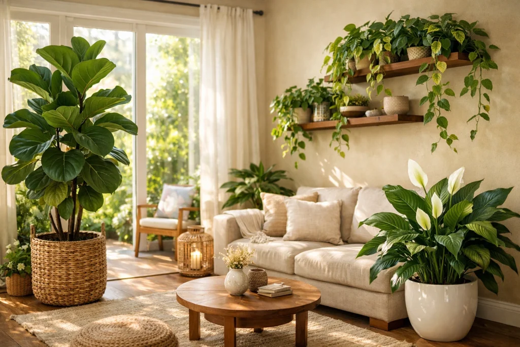 3. Bring Nature Indoors With Plants and Greenery