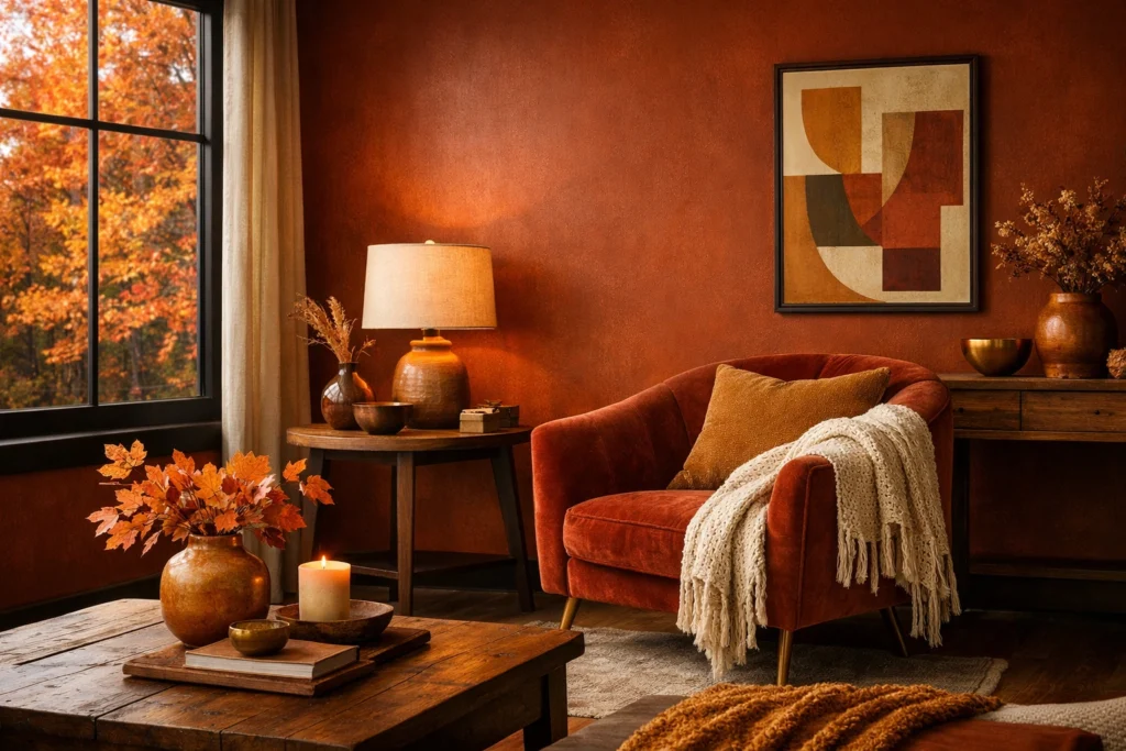 Burnt Sienna: Rich Autumn Warmth for Walls and Decor