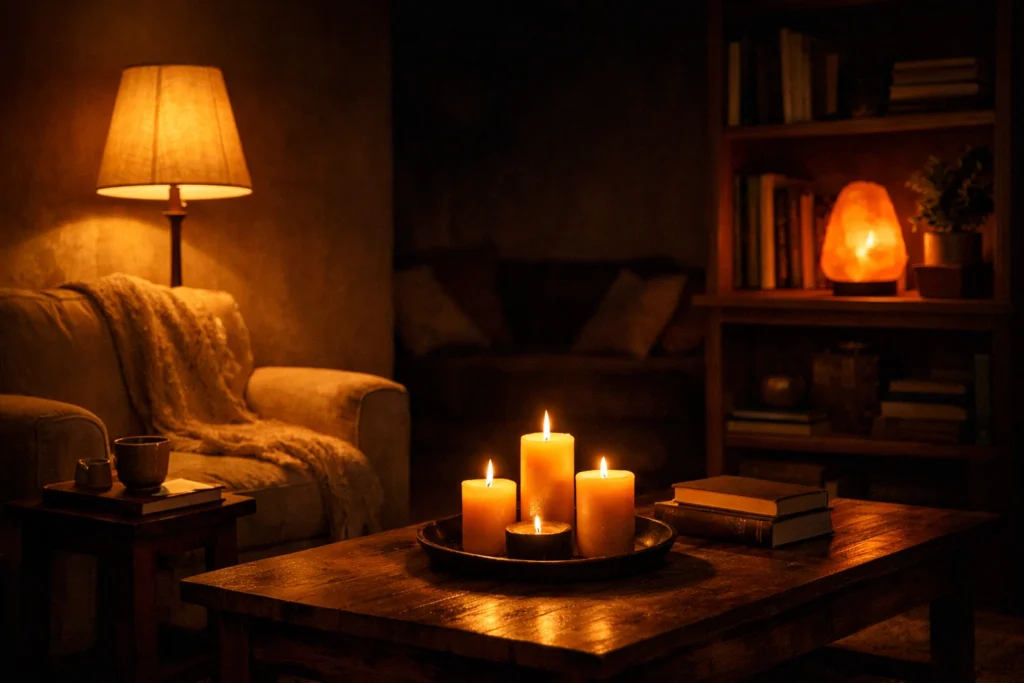 3. Switch to Warm Layered Lighting That Melts Away Stress and Tension