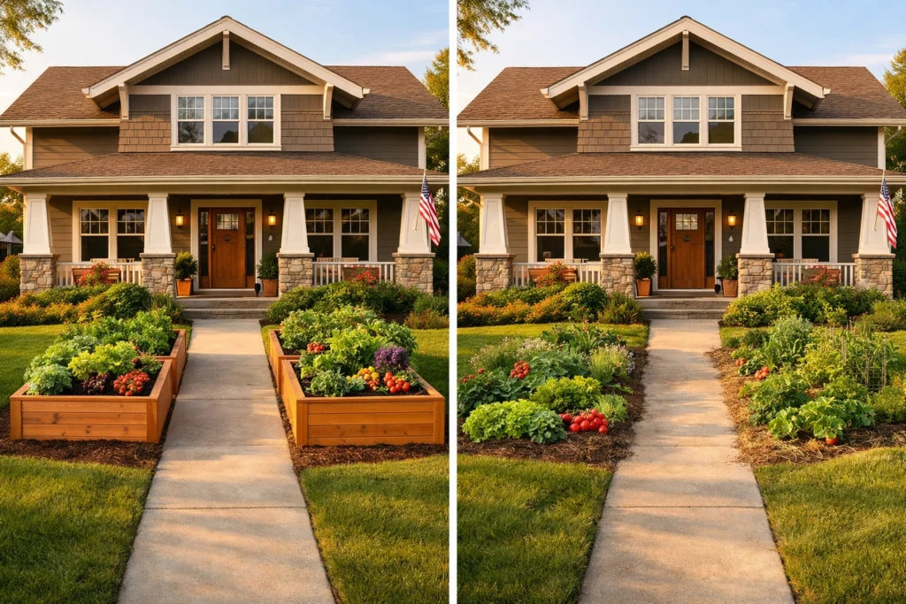 Raised Beds vs In-Ground Gardens for Curb Appeal and Aesthetics