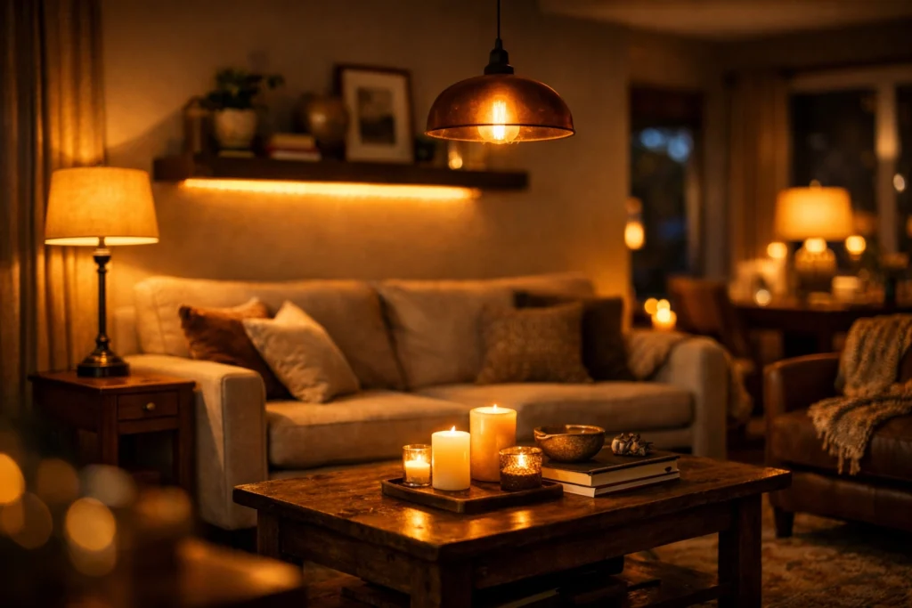 4. Upgrade Your Lighting for a Warm and Relaxing Atmosphere