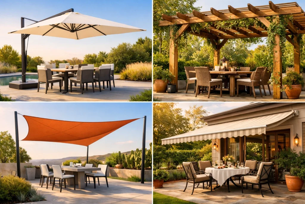 Add Shade Solutions That Keep Your Dining Area Cool and Comfortable