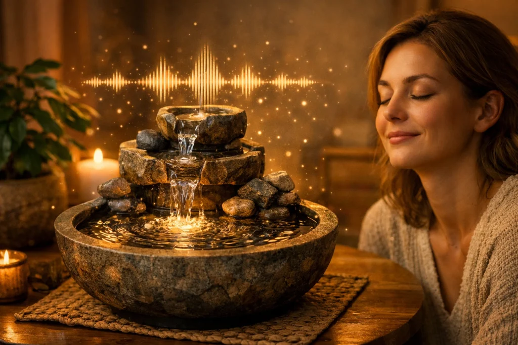 Add Water Features for Calming Indoor Environments