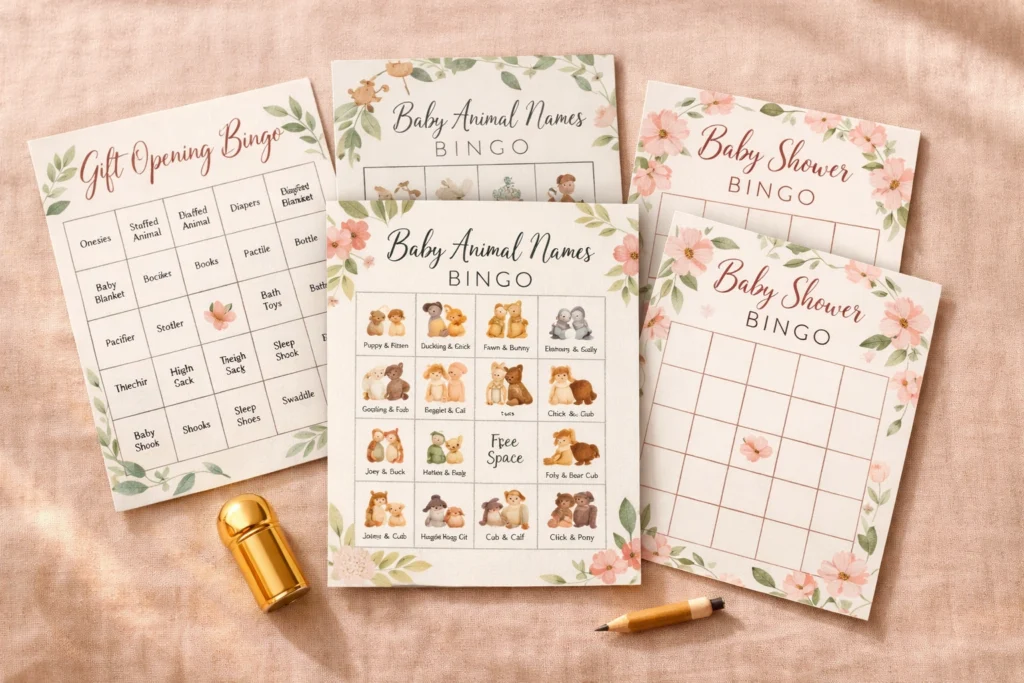 Baby Shower Bingo Ideas That Keep Everyone Engaged