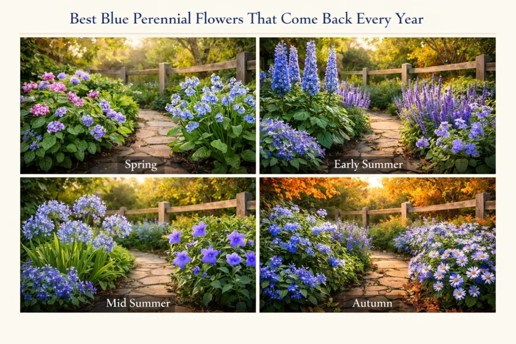 Best Blue Perennial Flowers That Come Back Every Year