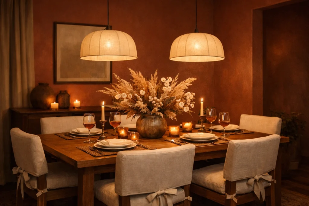 Best Colors To Set a Relaxed Slow Dining Room Mood