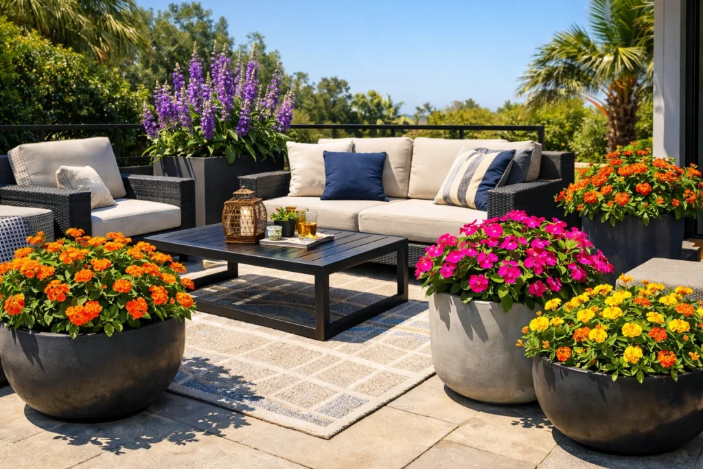 Best Container Garden Ideas for Full Sun and Hot Spots