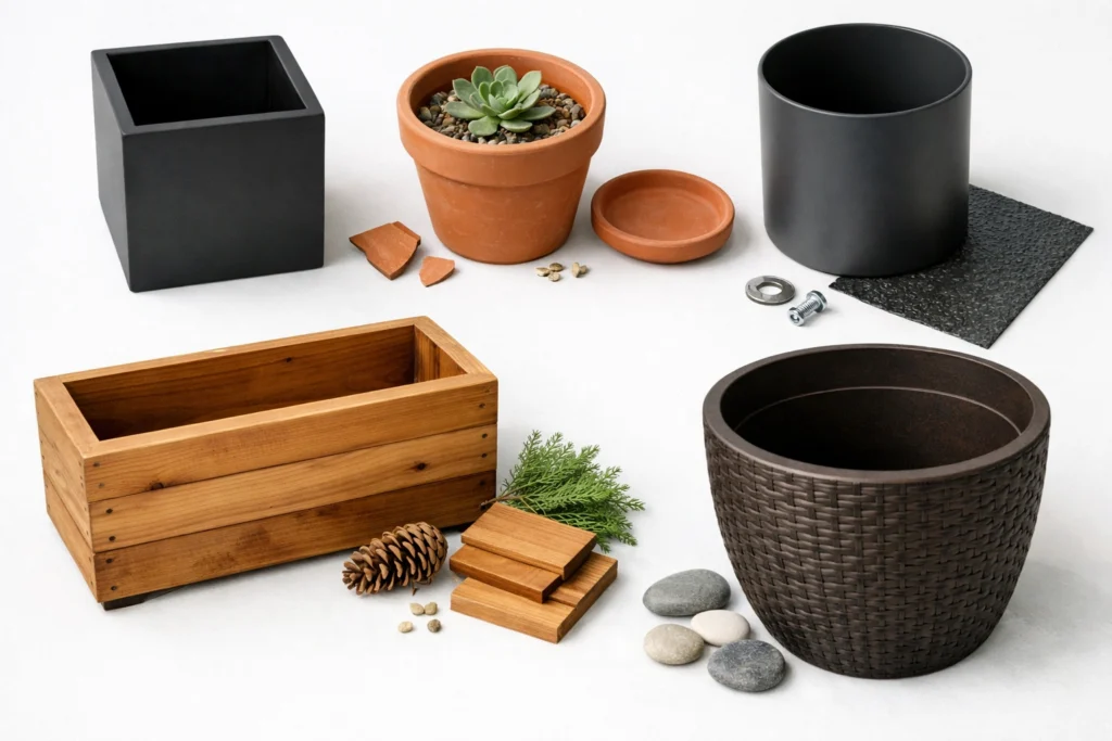 Best Materials for Outdoor Planters That Can Withstand Any Weather