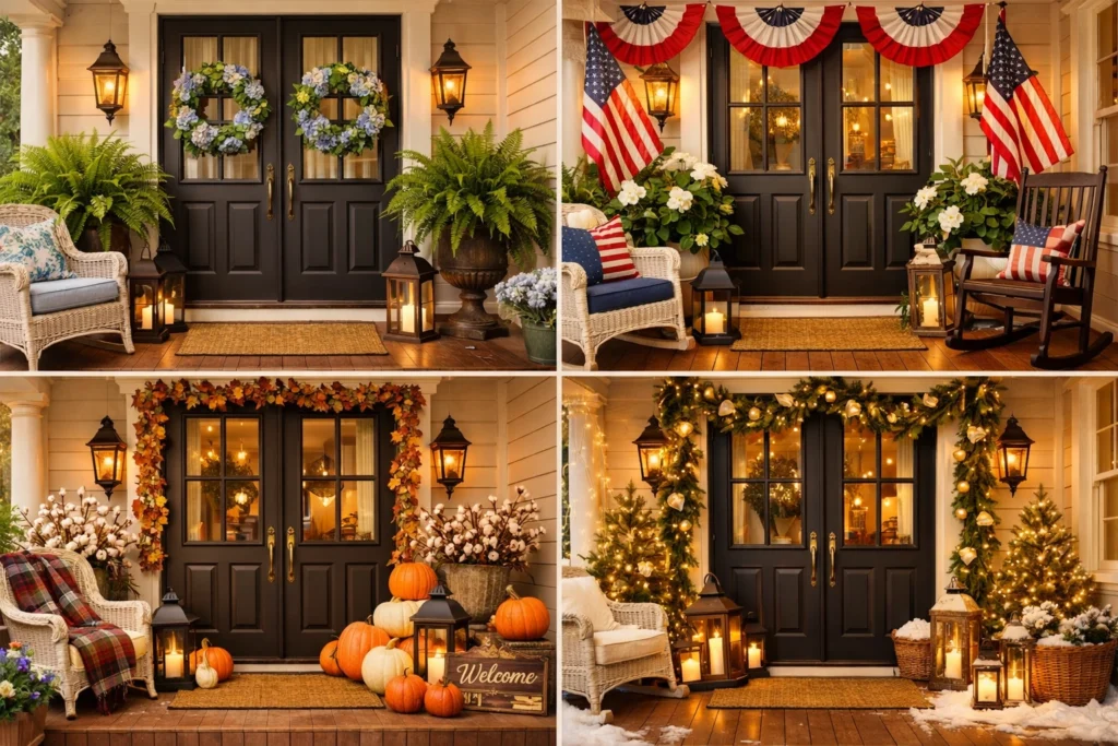 Best Seasonal Southern Front Porch Decor Ideas for Every Time of Year