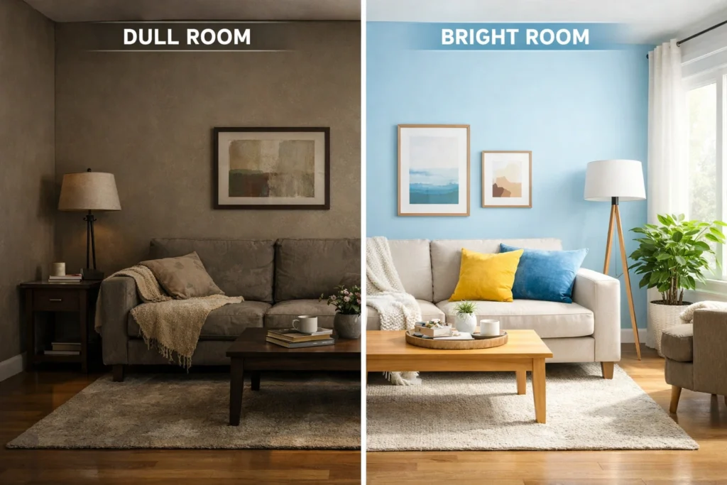 Bright Room Paint Color Mistakes That Make Rooms Look Dull