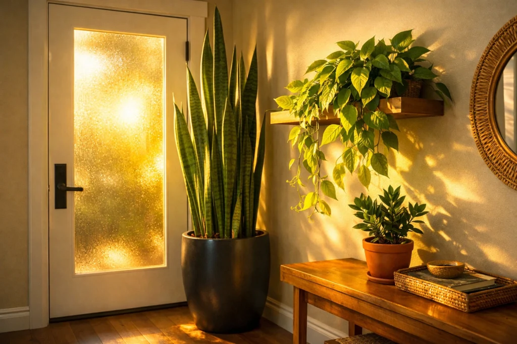 Bring Life to Your Hallway with Plants and Greenery