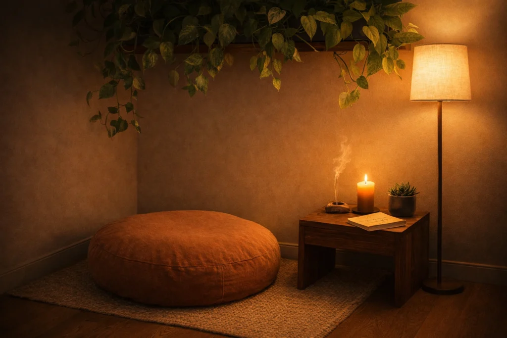 Build a Mindful Wellness Corner or Home Meditation Space