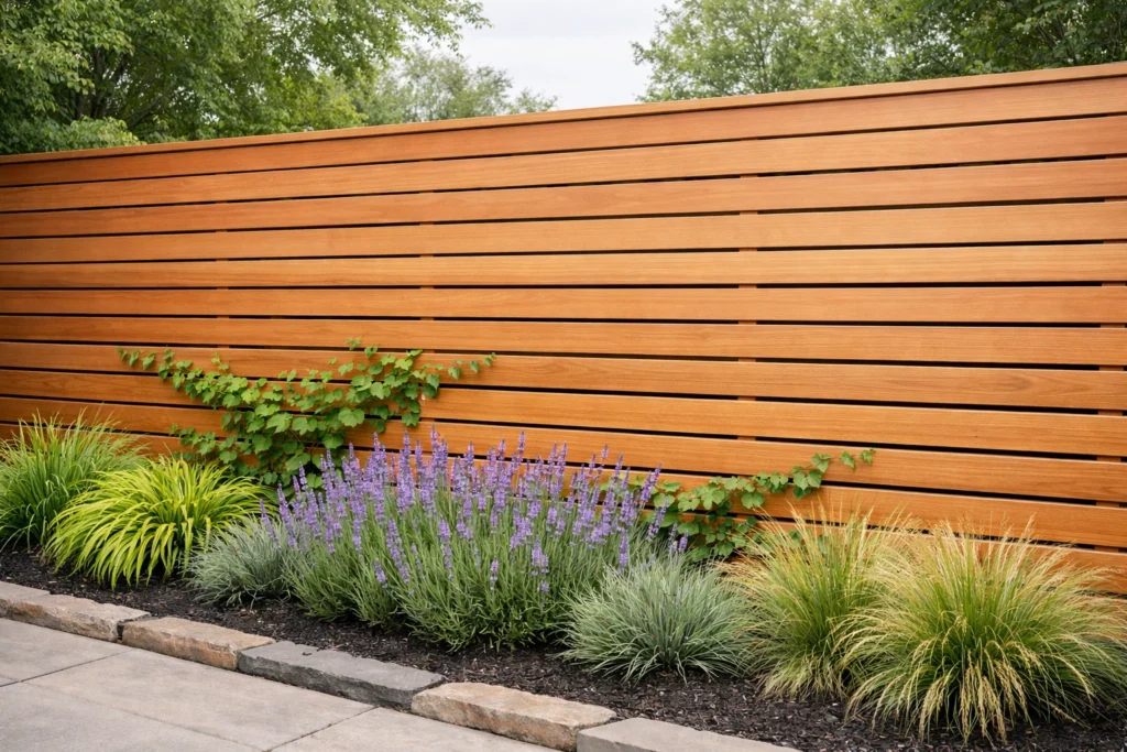 Build a Wooden Privacy Fence That Blends With Your Garden