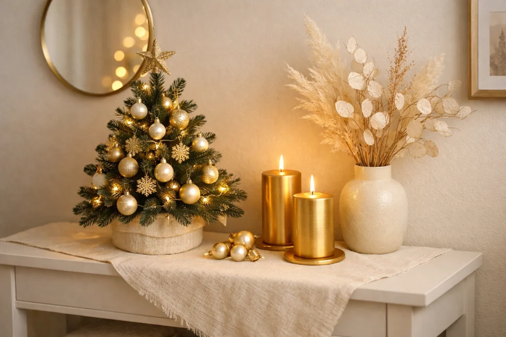Choose a Simple and Cohesive Christmas Color Palette for Small Spaces