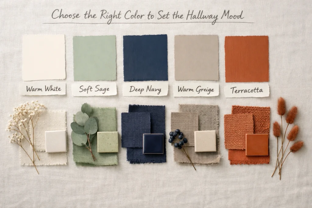 Choose the Right Color to Set the Hallway Mood