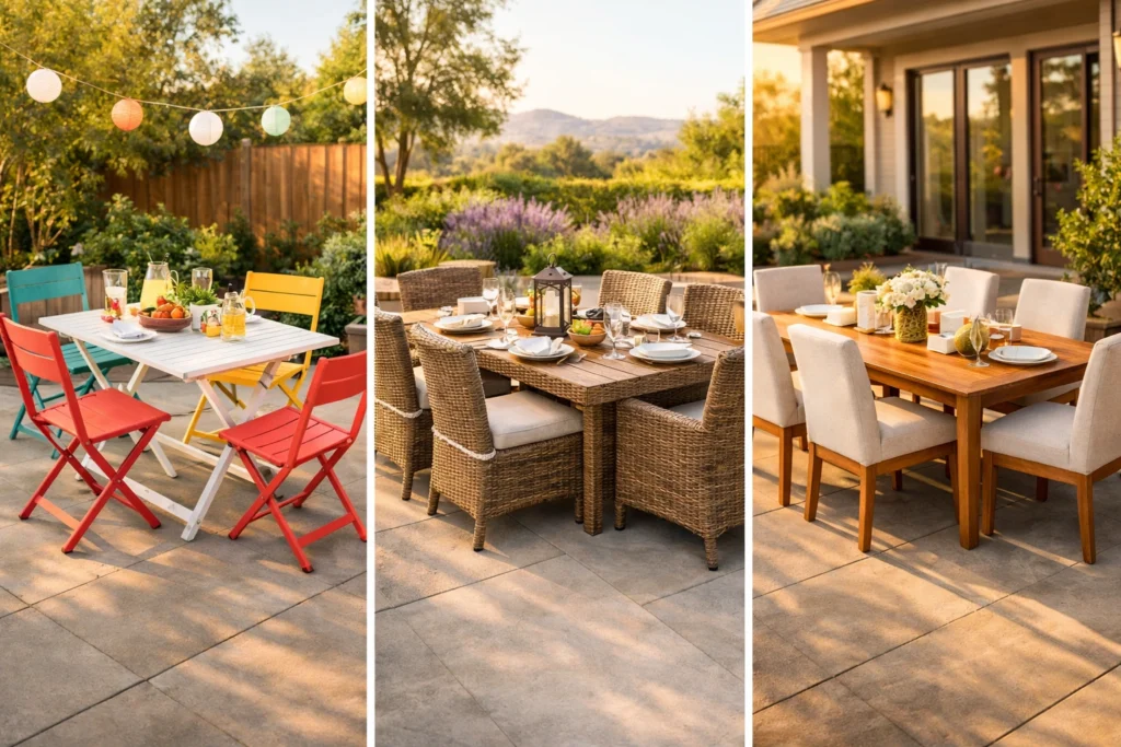 Choose the Right Outdoor Dining Furniture for Every Budget