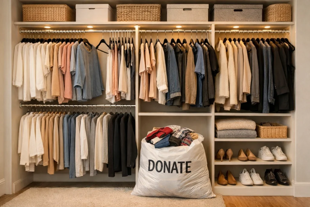 Closet Decluttering Ideas That Free Up Space and Simplify Your Mornings