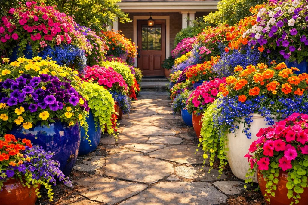 Colorful Container Garden Ideas That Wow Every Single Visitor