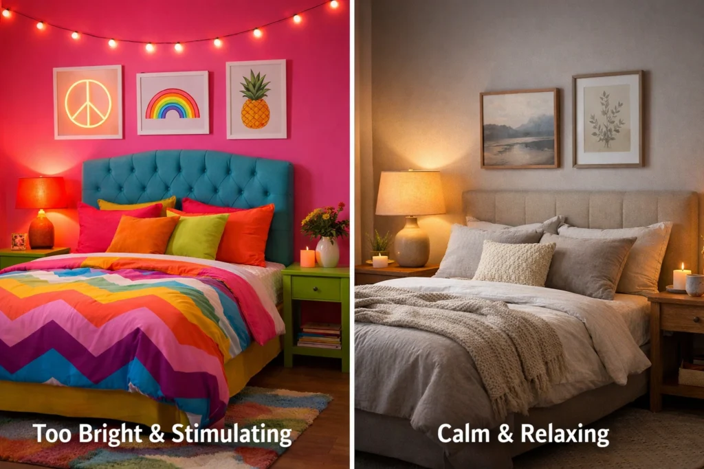 Common Bedroom Color Mistakes That Disrupt Sleep